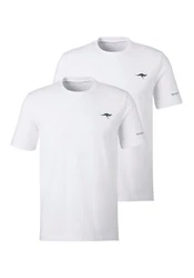 KangaROOS Kurzarmshirt T-Shirt (2er-Pack) mit KangaROOS Print auf der Brust 