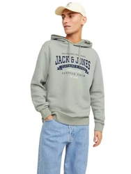 Jack & Jones Kapuzensweatshirt Logoprint Rosa