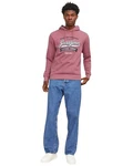 Jack & Jones Kapuzensweatshirt Logoprint Rosa Jack & Jones Kapuzensweatshirt Logoprint Rosa