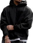 RMK Kapuzenpullover Herren Hoodie Pullover Langarmshirt Hellgrau/Dunkelgrau/Schwarz/Weiß/Grau