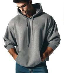 RMK Kapuzenpullover Herren Hoodie Pullover Langarmshirt Unifarbe