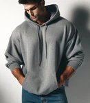 RMK Kapuzenpullover Herren Hoodie Pullover Langarmshirt Unifarbe