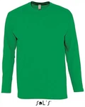 SOLS Langarmshirt Monarch Herren T-Shirt Neonfarben/Grün/Türkis