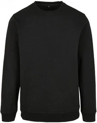 Build Your Brand Langarmshirt Herren Basic Crewneck Regular Fit 