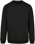 Build Your Brand Langarmshirt Herren Basic Crewneck Regular Fit 