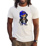 Banco T-Shirt Lion King of the Jungle Silber/Blau/Weiß/Dunkelblau/Grün/Hellblau/Orange