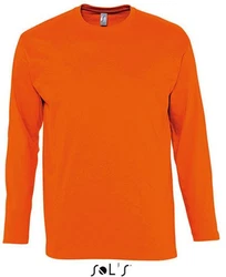 SOLS Langarmshirt Monarch Herren T-Shirt Orange