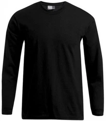 Promodoro Langarmshirt Mens Premium Longsleeve Herren T-Shirt Schwarz
