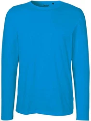 Neutral Langarmshirt Herren Long Sleeve T-Shirt Türkis/Hellblau/Blau