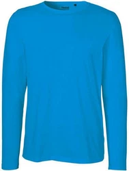 Neutral Langarmshirt Herren Long Sleeve T-Shirt Türkis/Hellblau/Blau