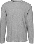 Neutral Langarmshirt Herren Long Sleeve T-Shirt Grau/Hellgrau
