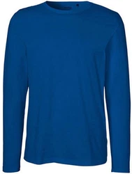 Neutral Langarmshirt Herren Long Sleeve T-Shirt Blau/Dunkelblau