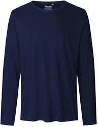 Neutral Langarmshirt Herren Long Sleeve T-Shirt Dunkelblau/Blau