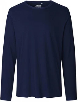 Neutral Langarmshirt Herren Long Sleeve T-Shirt Dunkelblau/Blau Neutral Langarmshirt Herren Long Sleeve T-Shirt Dunkelblau/Blau