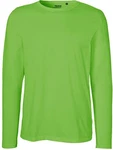Neutral Langarmshirt Herren Long Sleeve T-Shirt Grün/Neonfarben