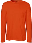 Neutral Langarmshirt Herren Long Sleeve T-Shirt Orange Neutral Langarmshirt Herren Long Sleeve T-Shirt Orange