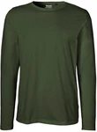 Neutral Langarmshirt Herren Long Sleeve T-Shirt Dunkelgrün/Grün Neutral Langarmshirt Herren Long Sleeve T-Shirt Dunkelgrün/Grün