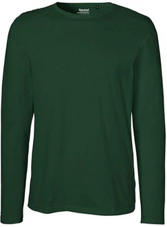 Neutral Langarmshirt Herren Long Sleeve T-Shirt Dunkelgrün/Grün