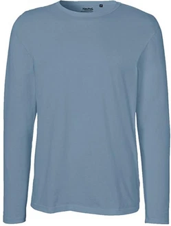 Neutral Langarmshirt Herren Long Sleeve T-Shirt Blau/Hellblau
