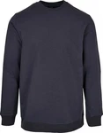 Build Your Brand Langarmshirt Herren Basic Crewneck Regular Fit 