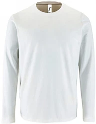SOLS Langarmshirt Herren Long-Sleeve T-Shirt Imperial Grau/Weiß/Creme/Hellblau/Khaki
