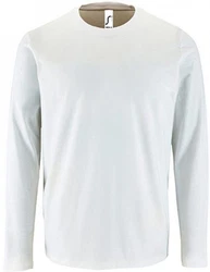 SOLS Langarmshirt Herren Long-Sleeve T-Shirt Imperial Grau/Weiß/Creme/Hellblau/Khaki