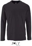 SOLS Langarmshirt Herren Long-Sleeve T-Shirt Imperial Dunkelgrau/Schwarz/Lila/Dunkelblau SOLS Langarmshirt Herren Long-Sleeve T-Shirt Imperial Dunkelgrau/Schwarz/Lila/Dunkelblau