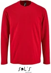 SOLS Langarmshirt Herren Long-Sleeve T-Shirt Imperial Rot/Dunkelrot SOLS Langarmshirt Herren Long-Sleeve T-Shirt Imperial Rot/Dunkelrot