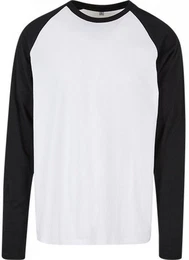 Langarmshirt Herren Contrast Raglan Longsleeve Langarmshirt