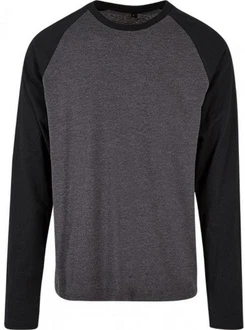 Build Your Brand Contrast Raglan Langarmshirt Herren Build Your Brand Contrast Raglan Langarmshirt Herren