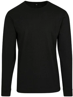 Build Your Brand Langarmshirt Herren Longsleeve Tee Schwarz Build Your Brand Langarmshirt Herren Longsleeve Tee Schwarz