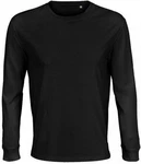 SOLS Langarmshirt Unisex Long Sleeve T-Shirt Pioneer Schwarz