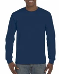 Gildan Langarmshirt Herren Hammer Adult Long Sleeve T-Shirt Dunkelblau/Blau