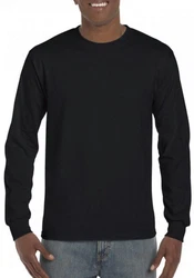 Gildan Langarmshirt Herren Hammer Adult Long Sleeve T-Shirt Schwarz