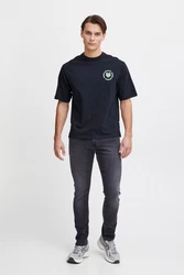 Casual Friday T-Shirt CFTue Relaxed Fit Tee mit Brustprint 