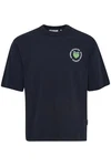 Casual Friday T-Shirt CFTue Relaxed Fit Tee mit Brustprint 