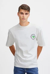 Casual Friday T-Shirt CFTue Relaxed Fit Tee mit Brustprint 