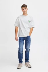 Casual Friday T-Shirt CFTue Relaxed Fit Tee mit Brustprint 