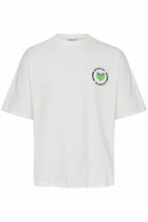 Casual Friday T-Shirt CFTue Relaxed Fit Tee mit Brustprint 