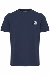 Casual Friday T-Shirt CFThor Logo Tee Dunkelblau/Hellblau