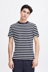 Casual Friday T-Shirt CFThor Dunkelblau/Blau