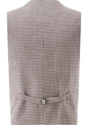 CG Club of Gents Anzugweste CG Plum Braun/Lila/Bordeaux