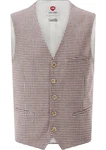 CG Club of Gents Anzugweste CG Plum Braun/Lila/Bordeaux