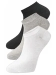 WOTEGA Baumwoll Unisex Sneaker Socken Grau/Weiß/Silber/Hellgrau/Creme