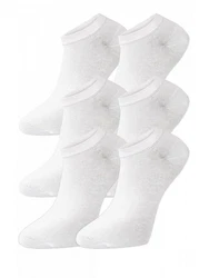 WOTEGA Baumwoll Unisex Sneaker Socken Weiß/Creme