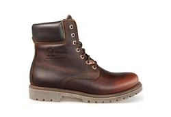 Panama Jack Schnürboots mit gepolstertem Schaftrand Braun/Dunkelbraun/Beige