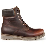 Panama Jack Schnürboots mit gepolstertem Schaftrand Braun/Dunkelbraun/Beige