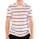 Ben Sherman T-Shirt Collegiate Stripe Weiß/Dunkelblau/Beige/Schwarz/Grau
