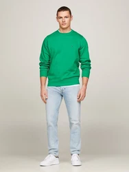 Tommy Hilfiger Sweatshirt IM NA FLAG LOGO SWEATSHIRT Dunkelgrün/Grün/Türkis