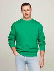 Tommy Hilfiger Sweatshirt IM NA FLAG LOGO SWEATSHIRT Dunkelgrün/Grün/Türkis